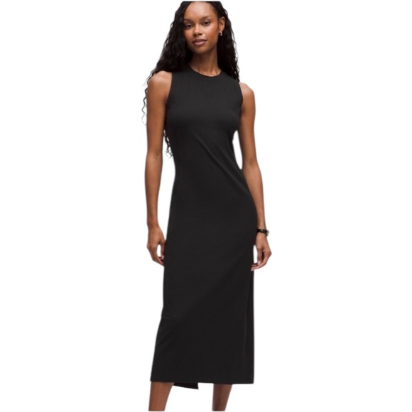 Lululemon Athletica Black Maxi Dress Size 10 NWOT